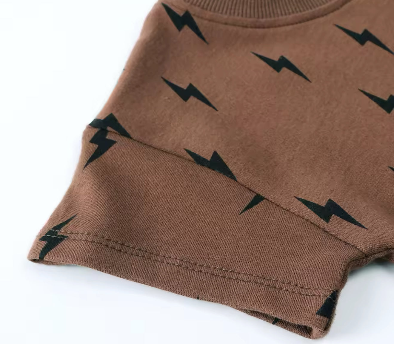 Brown Checkered Baby T-Shirt & Shorts outfit Hippo Boutique