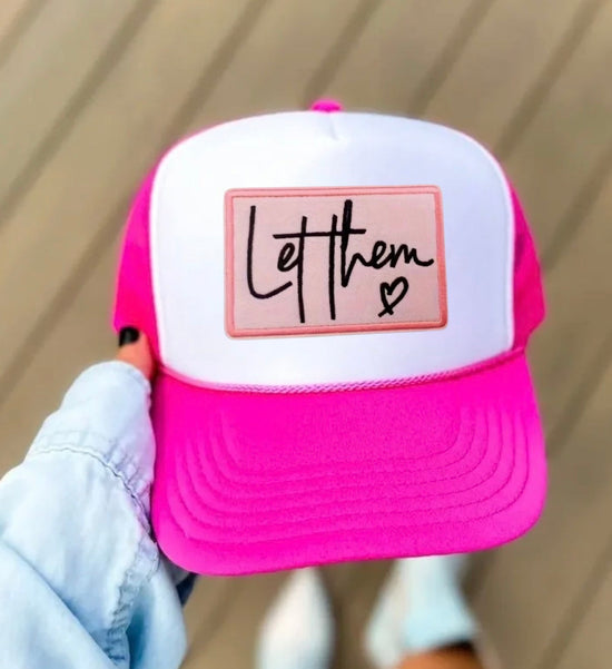 Let Them Trucker Mesh Hats Hippo Boutique