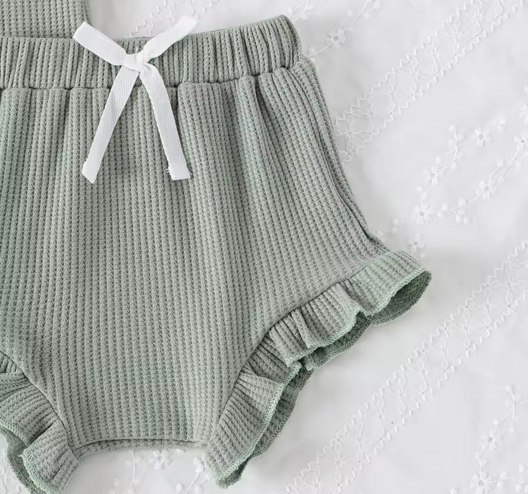 Knit Floral Baby Outfit Hippo Boutique