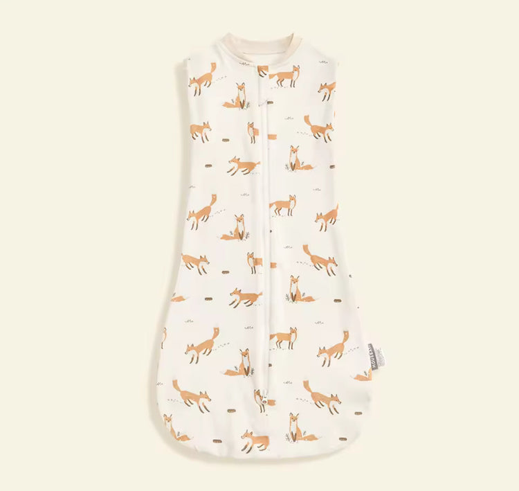 Newborn Baby 100% Organic Cotton Swaddle Sleep sack - 1 Tog Hippo Boutique