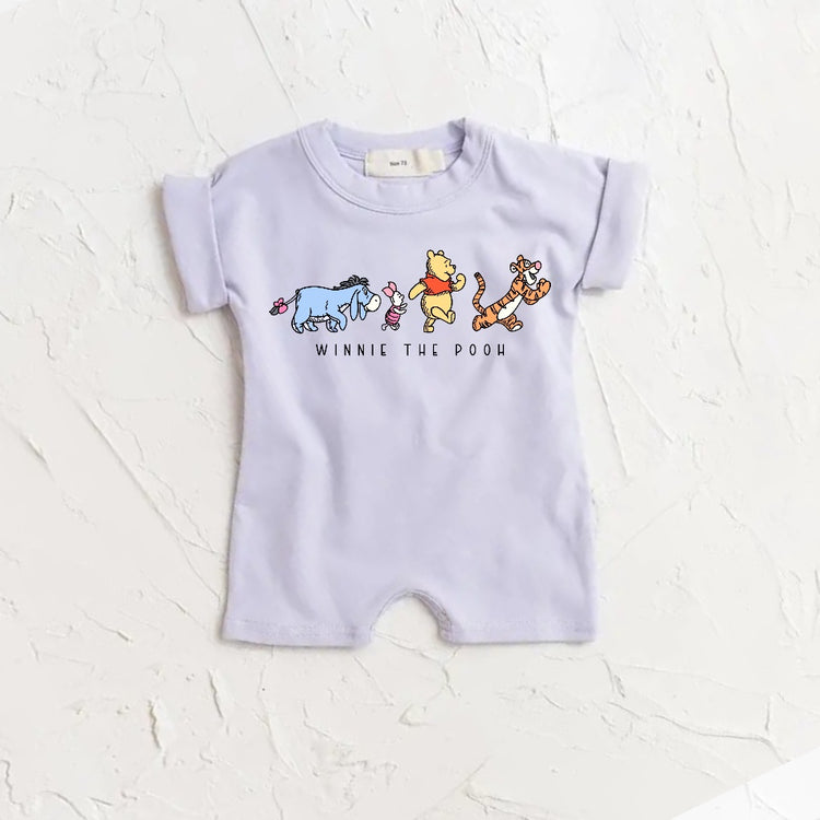 Pooh baby romper bodysuit Hippo Boutique