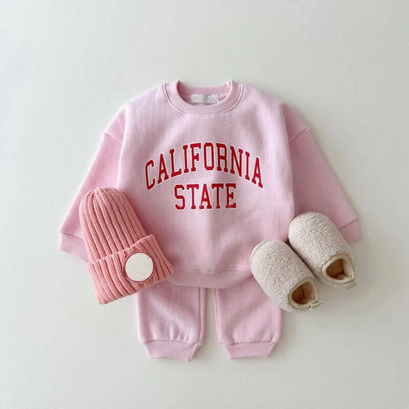 Baby & Toddler California State Sweatshirt Outfit Hippo Boutique