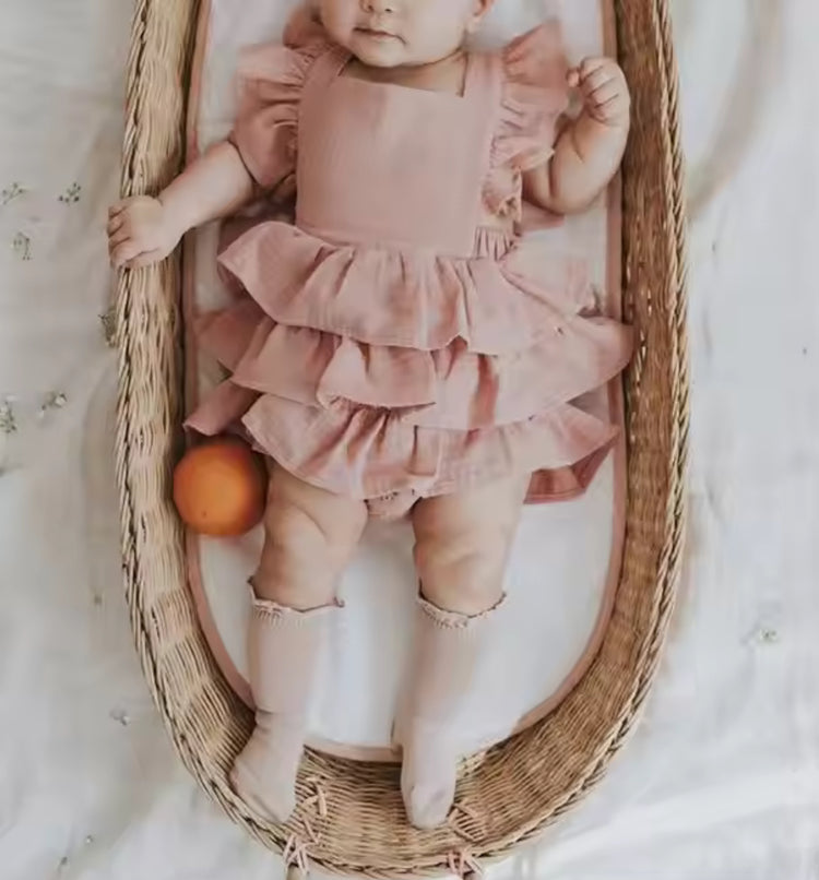 Ruffled bubble Romper Dress Hippo Boutique