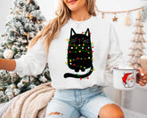 Cat Christmas Sweatshirts Hippo Boutique