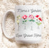 Mama’s Garden Personalize Birth Flower and kids names coffee mug Hippo Boutique