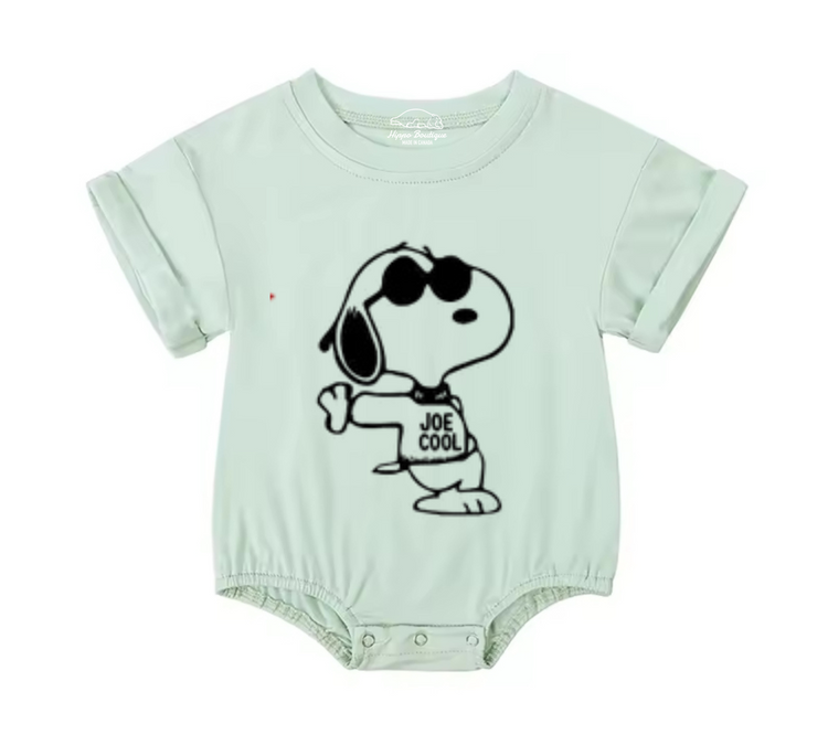 Dog Baby t-shirt bubble Romper Hippo Boutique
