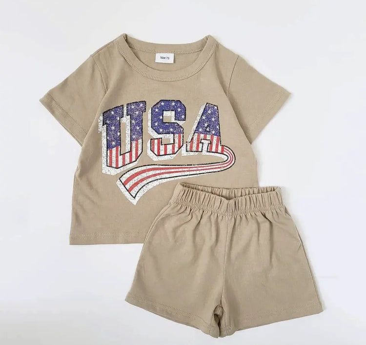 Baby & toddler USA outfit Hippo Boutique