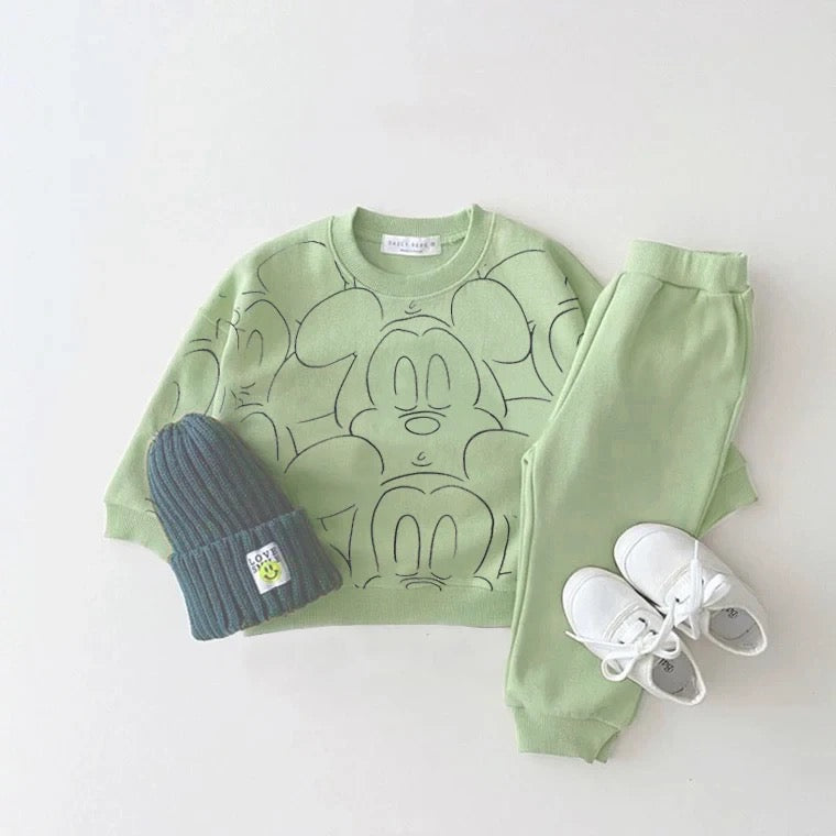 Baby & Toddler Mouse Sweatshirt Outfit Hippo Boutique