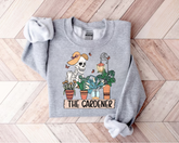 Women’s Crewneck Sweatshirts - The Gardener Skeleton Hippo Boutique