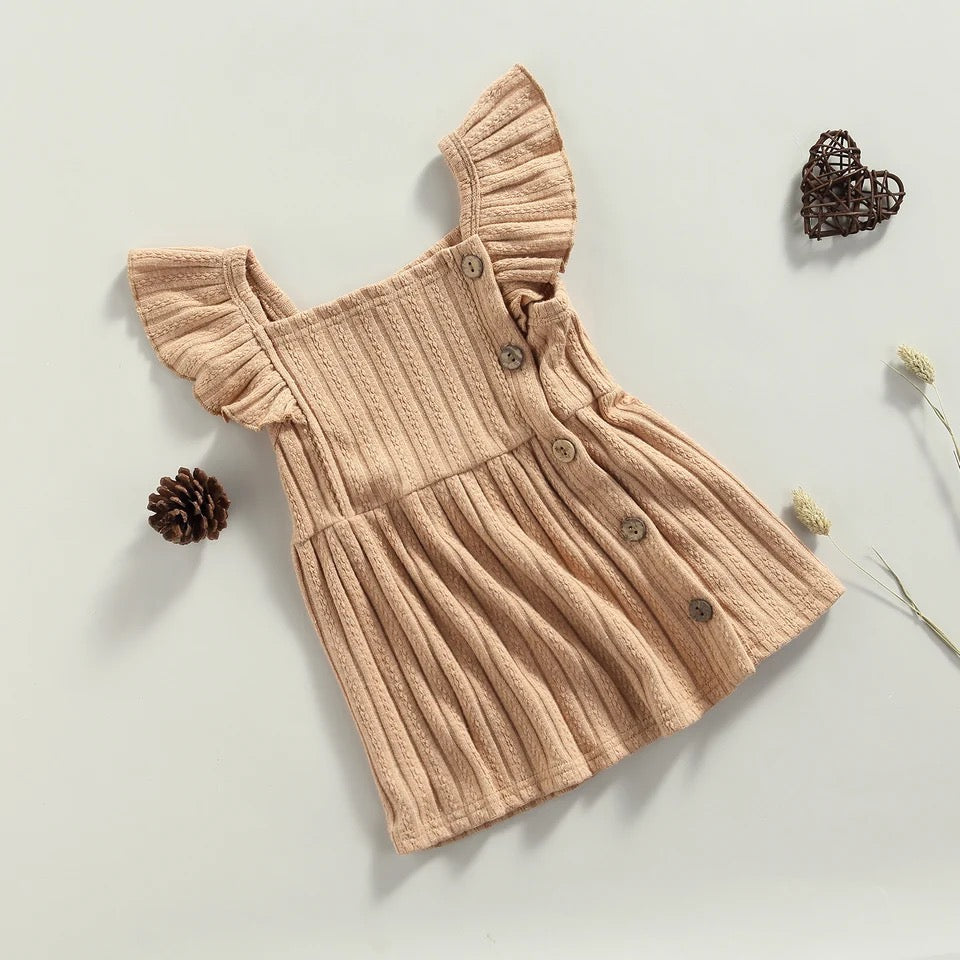 Knitted Sleeveless Baby Dress Hippo Boutique