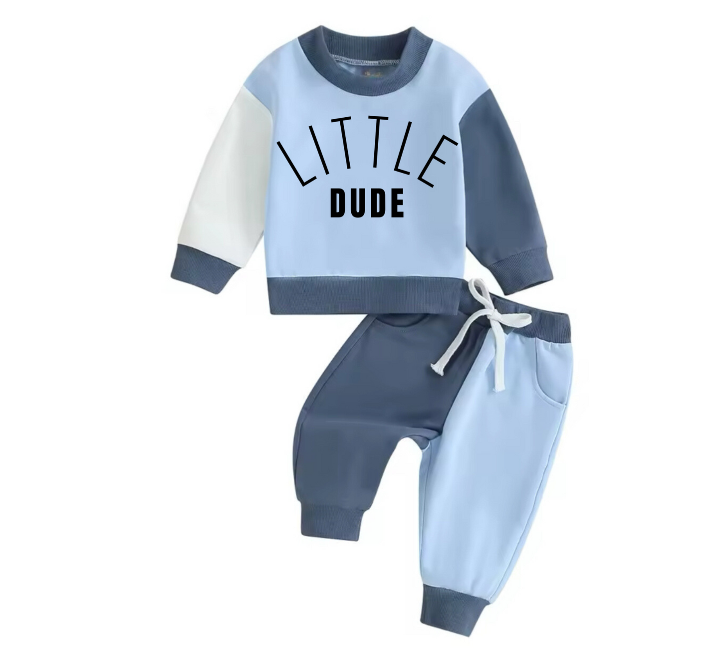 Little Dude Color Block Baby Outfit Hippo Boutique