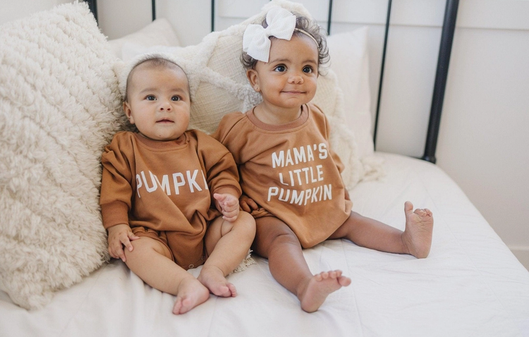 Pumpkin Baby Halloween Sweatshirt Romper Hippo Boutique