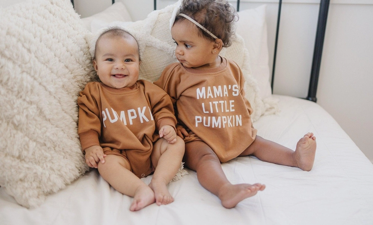Pumpkin Baby Halloween Sweatshirt Romper Hippo Boutique