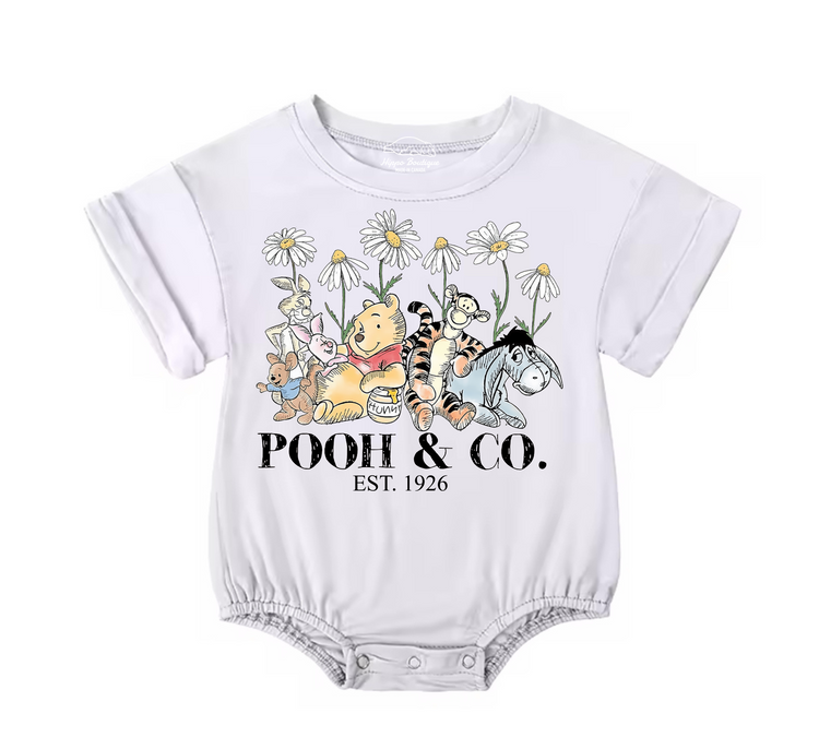 Pooh Baby & toddler Boy t-shirt bubble Romper Hippo Boutique
