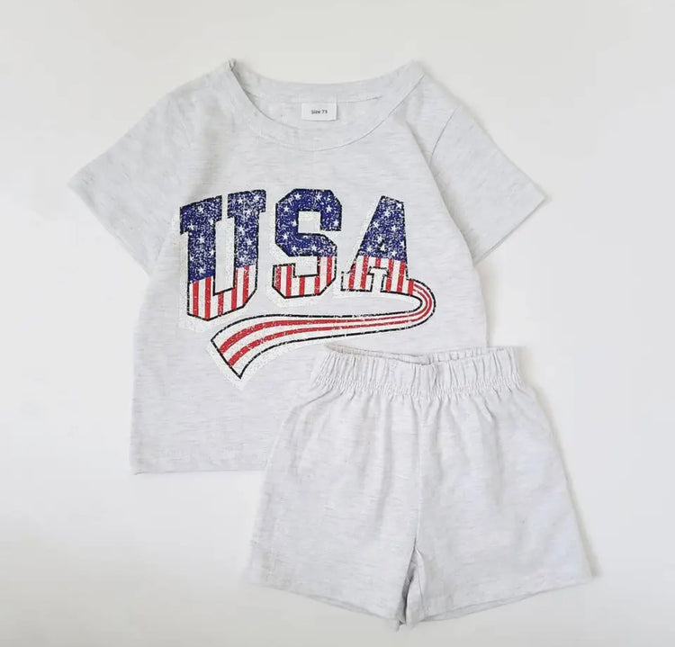 Baby & toddler USA outfit Hippo Boutique