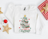 All Booked for Christmas Sweatshirts Hippo Boutique