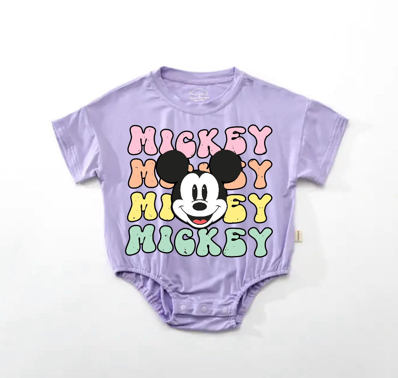 Mouse Baby t-shirt bubble Romper Hippo Boutique