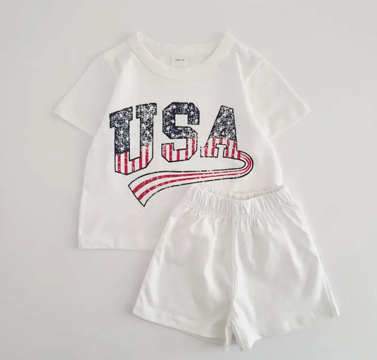 Baby & toddler USA outfit Hippo Boutique