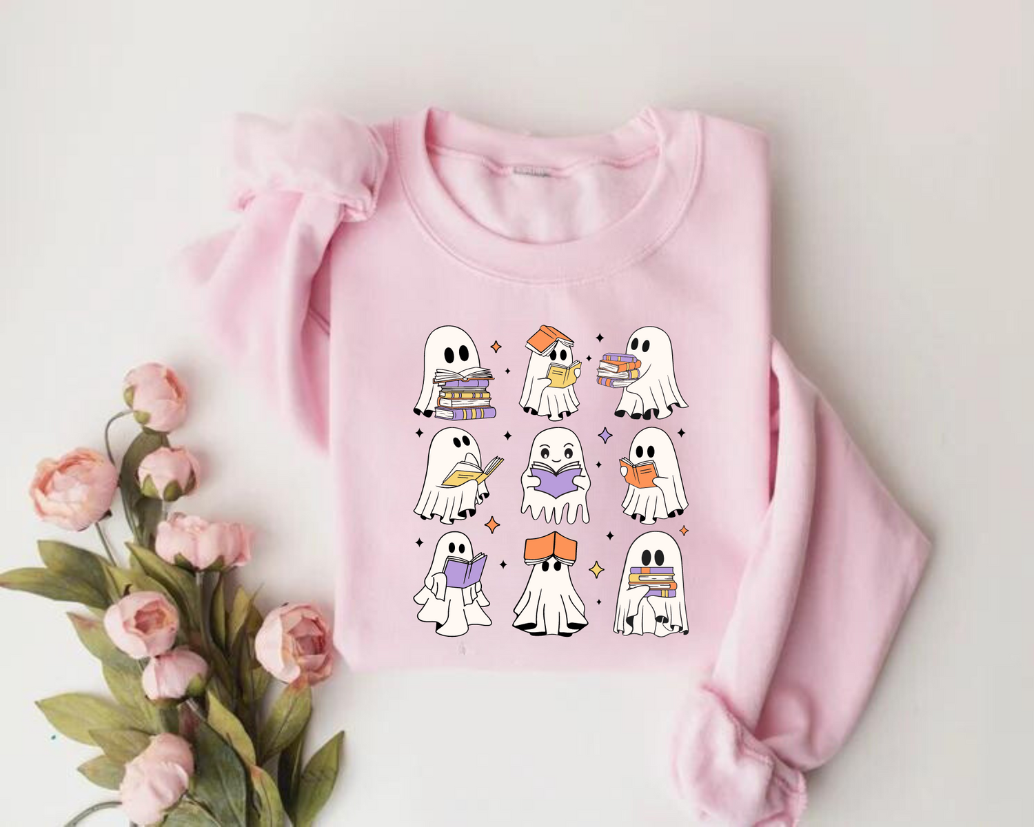 Read More Books Ghosts Reading Sweatshirts Hippo Boutique