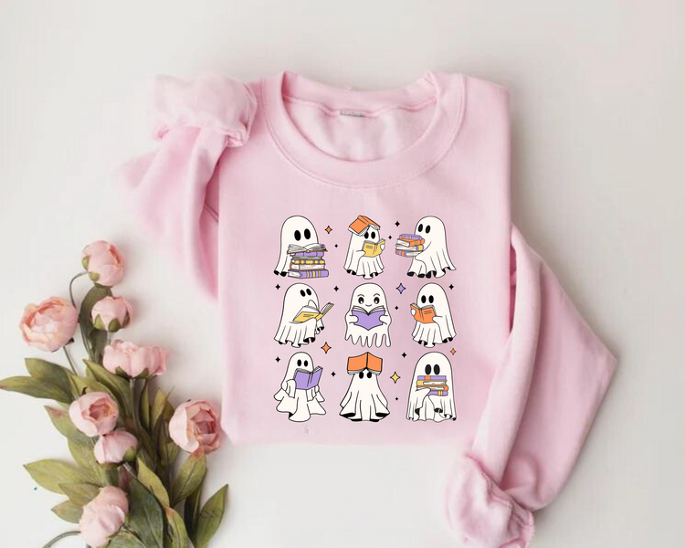 Read More Books Ghosts Reading Sweatshirts Hippo Boutique