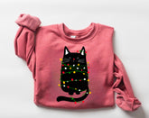 Cat Christmas Sweatshirts Hippo Boutique