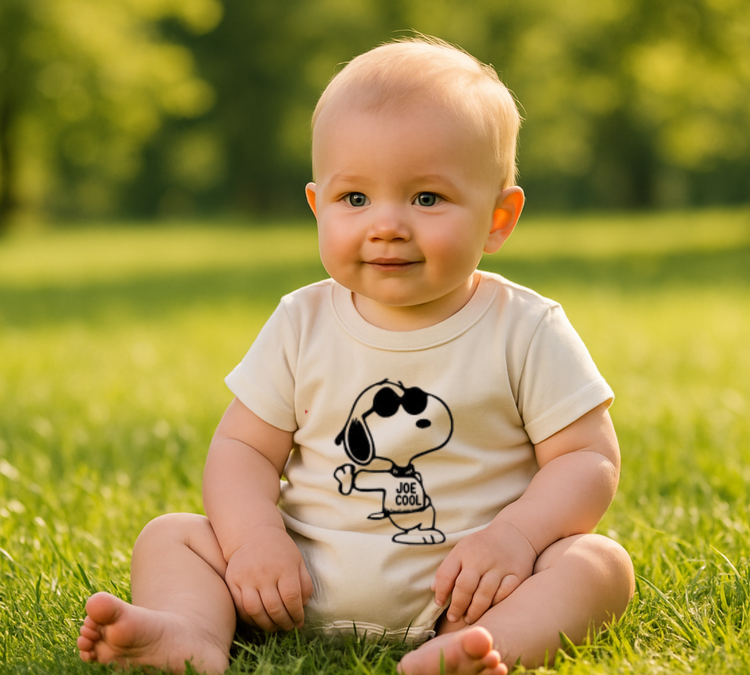 Dog Baby t-shirt bubble Romper Hippo Boutique