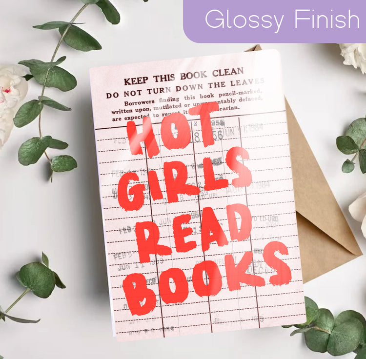 Kindle Insert - Boys in Books are Just Better Library Card Hippo Boutique