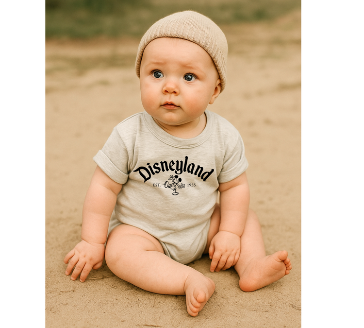 Mouse baby romper bodysuit Hippo Boutique