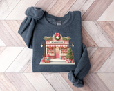 Bookstore christmas Sweatshirts Hippo Boutique