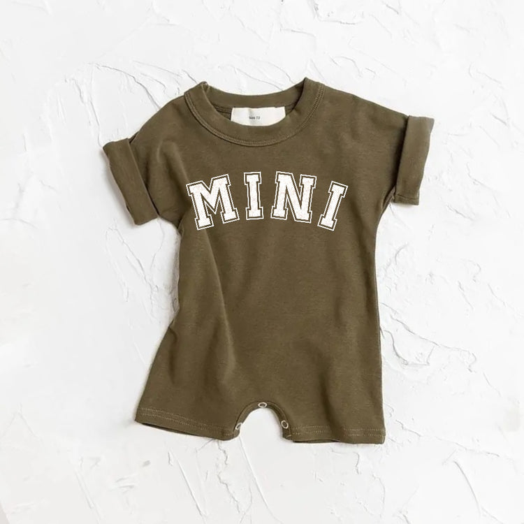Glitter Mini baby romper bodysuit Hippo Boutique