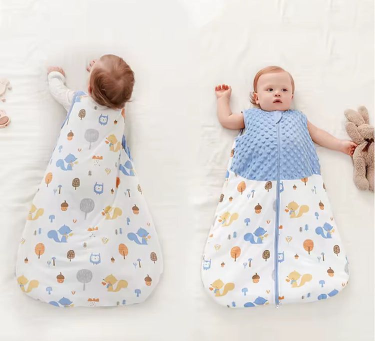 Newborn Baby 100% Organic Cotton Sleep sac - 1.5 Tog Hippo Boutique