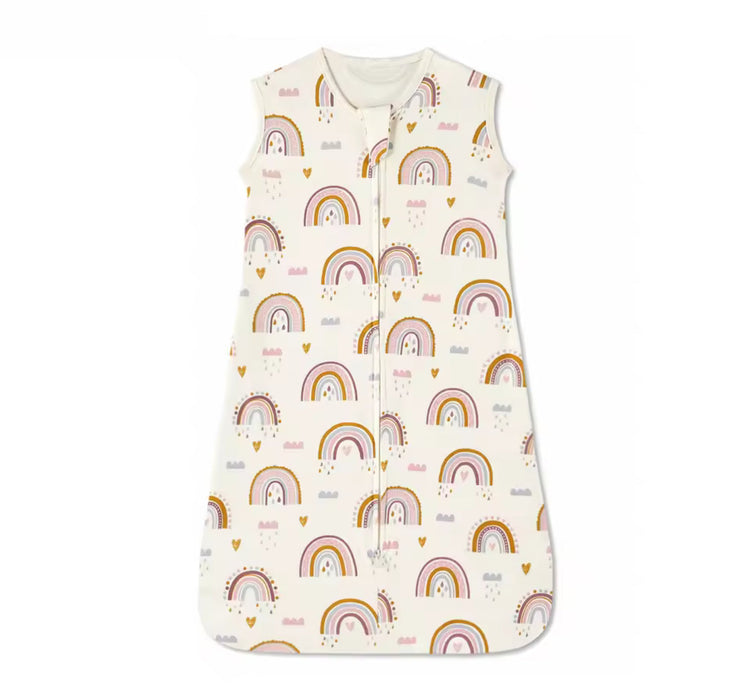 Newborn Baby 100% Organic Cotton Sleep sack - 1 Tog Hippo Boutique