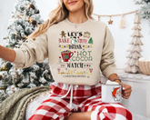 Lets bake stuff Christmas crewneck Sweatshirts Hippo Boutique