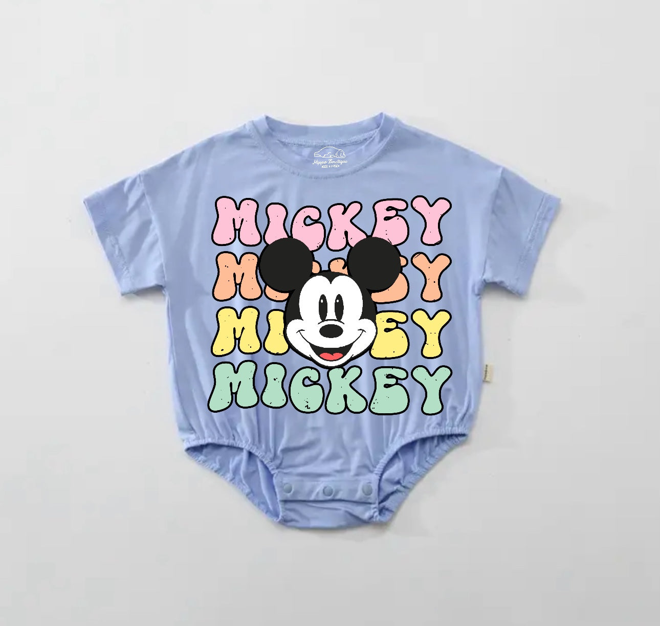 Mouse Baby t-shirt bubble Romper Hippo Boutique