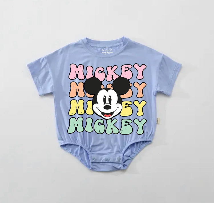 Mouse Baby t-shirt bubble Romper Hippo Boutique
