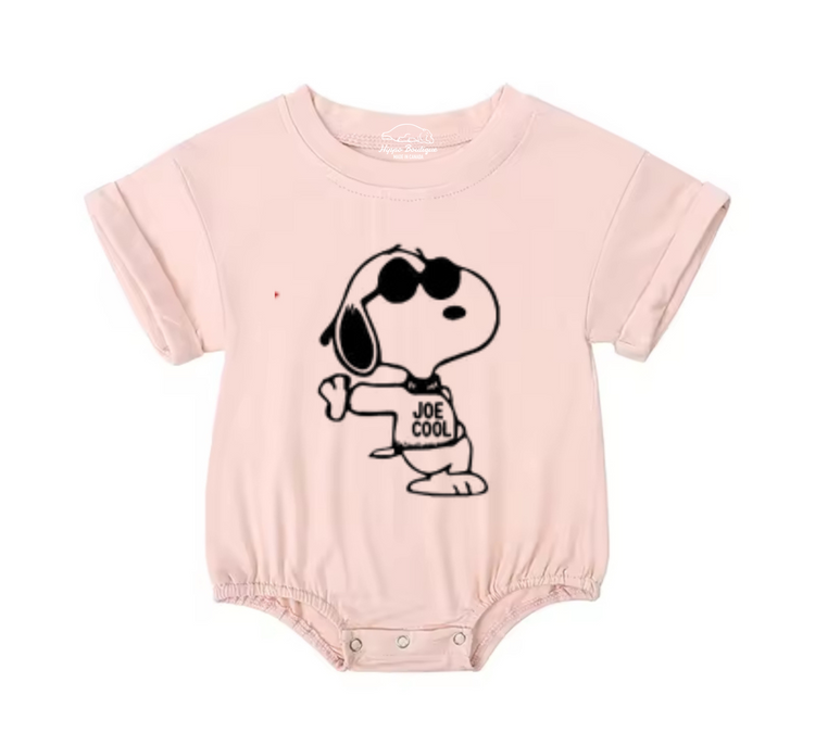 Dog Baby t-shirt bubble Romper Hippo Boutique