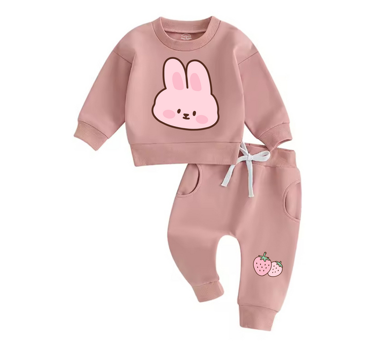 Baby Jogger Outfit - Bunny Strawberry Hippo Boutique