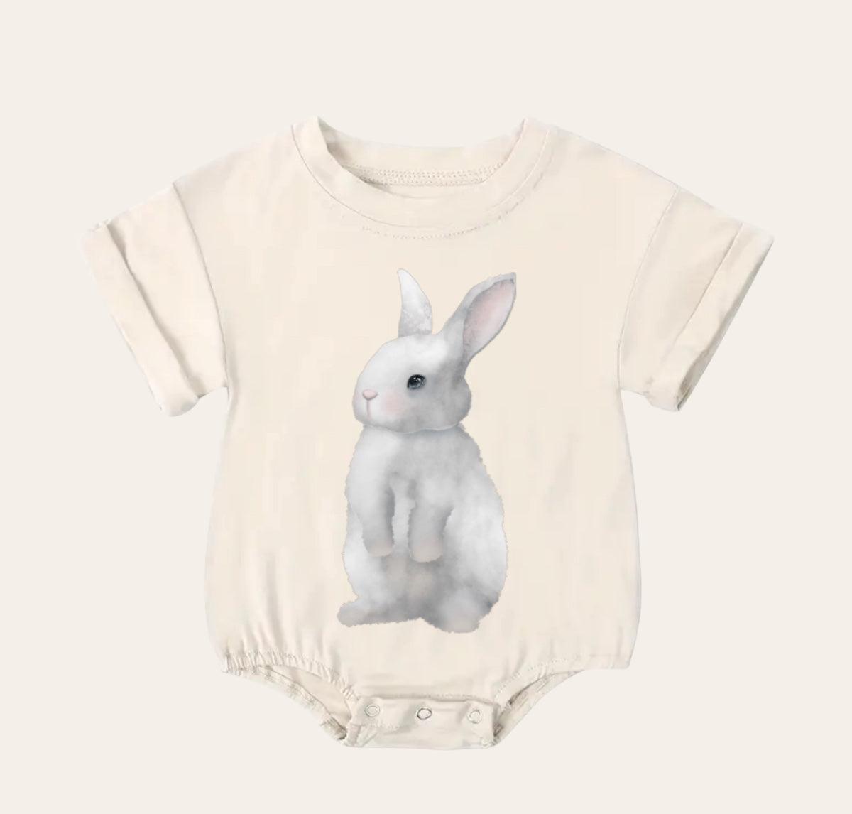 Bunny Baby t-shirt Bubble Romper Hippo Boutique