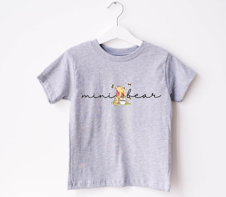Mini Bear Baby & Toddler tshirt Hippo Boutique