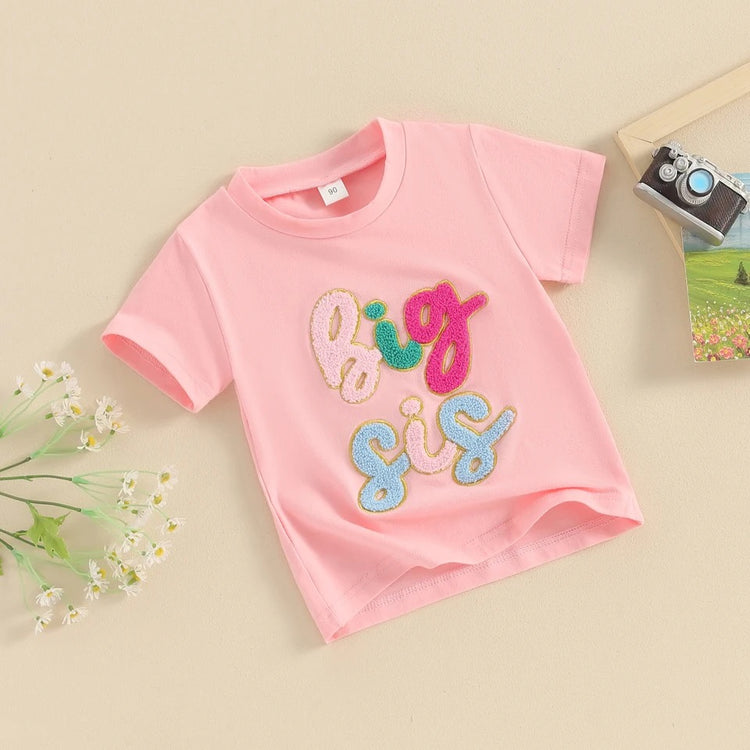 Big Sis T-Shirt & lil sis T-Shirt Rompers Hippo Boutique