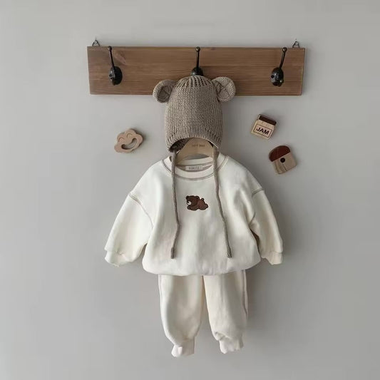 Teddy Bear Sweatshirt & Pants Set Hippo Boutique