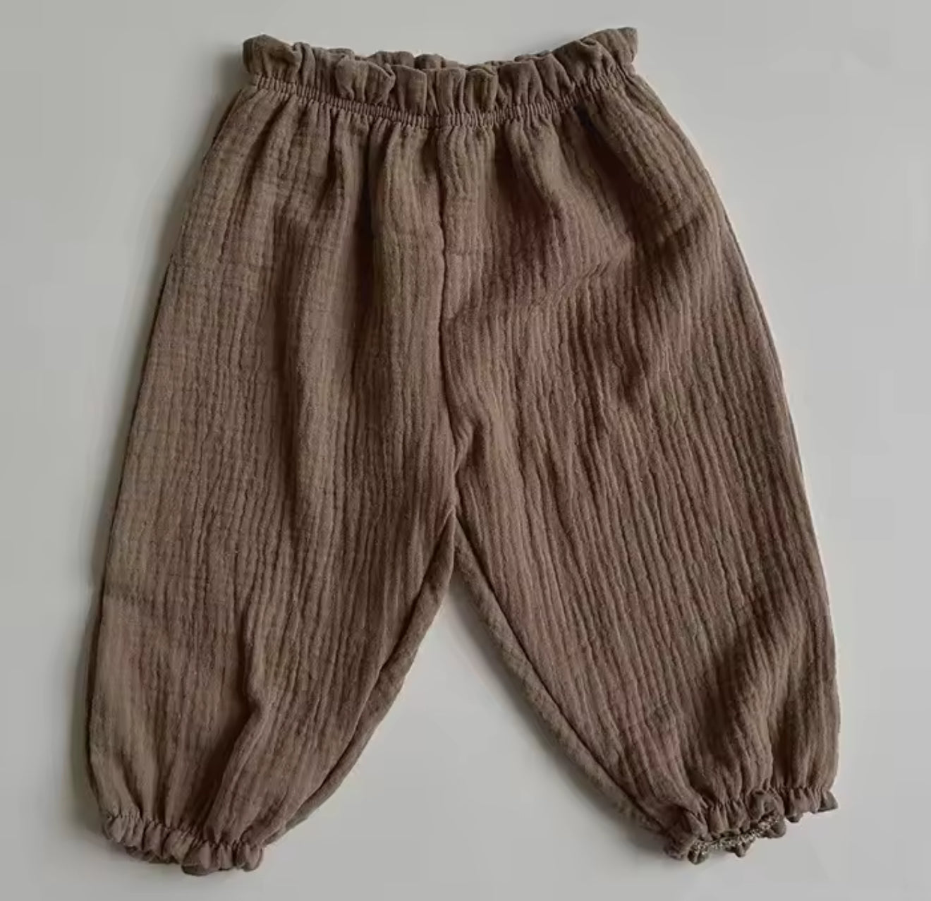Organic Cotton Baby & Toddler Pants – Neutral Loose Fit Hippo Boutique