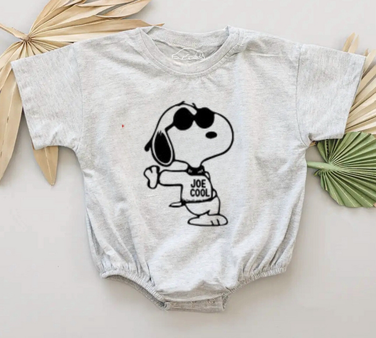 Dog Baby t-shirt bubble Romper Hippo Boutique
