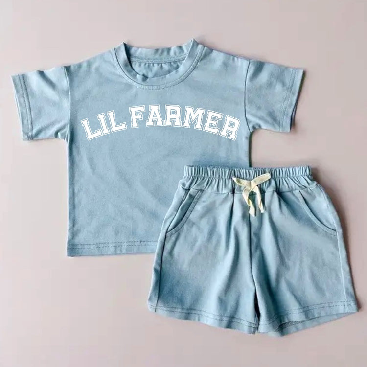 Little Farmer Baby Boy T-Shirt & Shorts Set Hippo Boutique