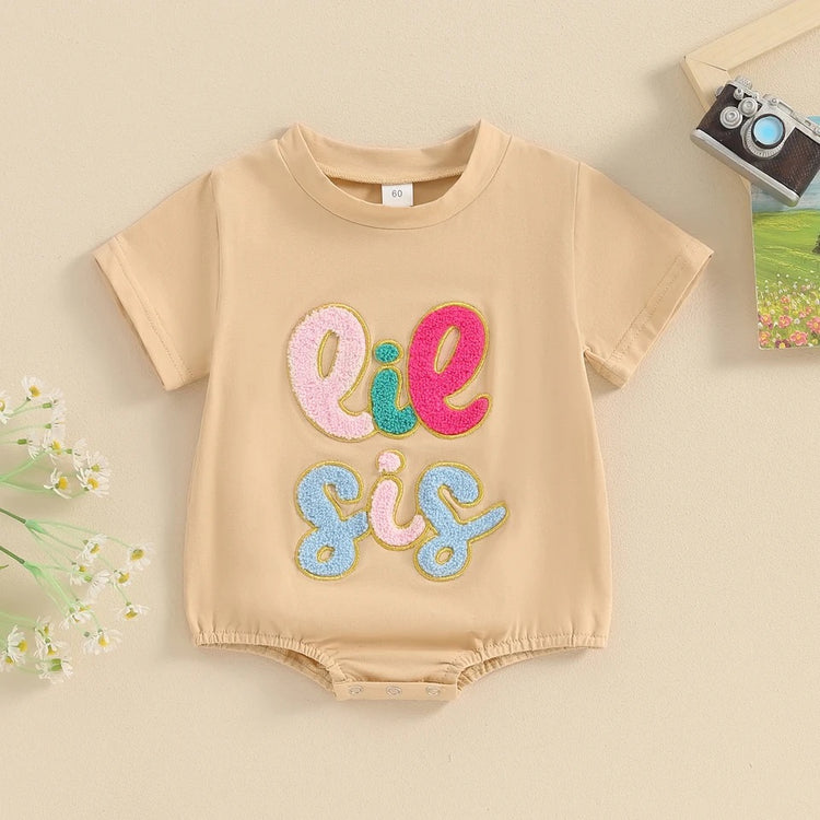 Big Sis T-Shirt & lil sis T-Shirt Rompers Hippo Boutique