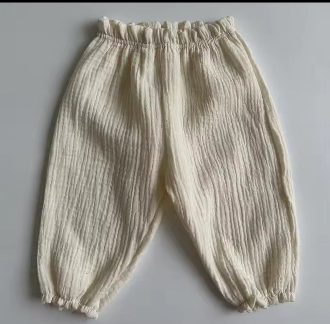 Organic Cotton Baby & Toddler Pants – Neutral Loose Fit Hippo Boutique