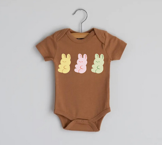 Newborn Baby Bodysuit - Bunnies