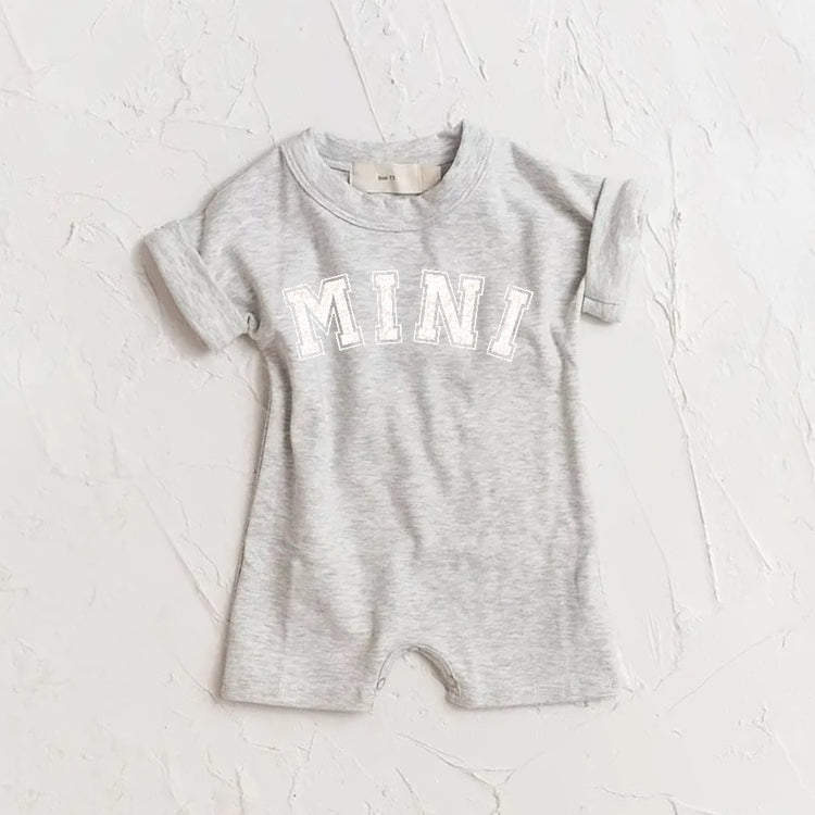 Glitter Mini baby romper bodysuit Hippo Boutique