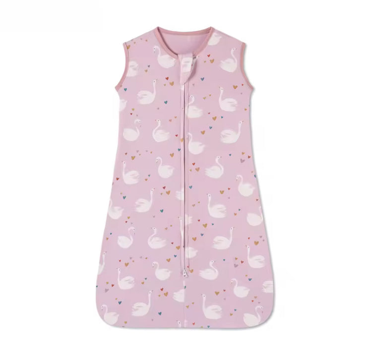 Newborn Baby 100% Organic Cotton Sleep sack - 1 Tog Hippo Boutique