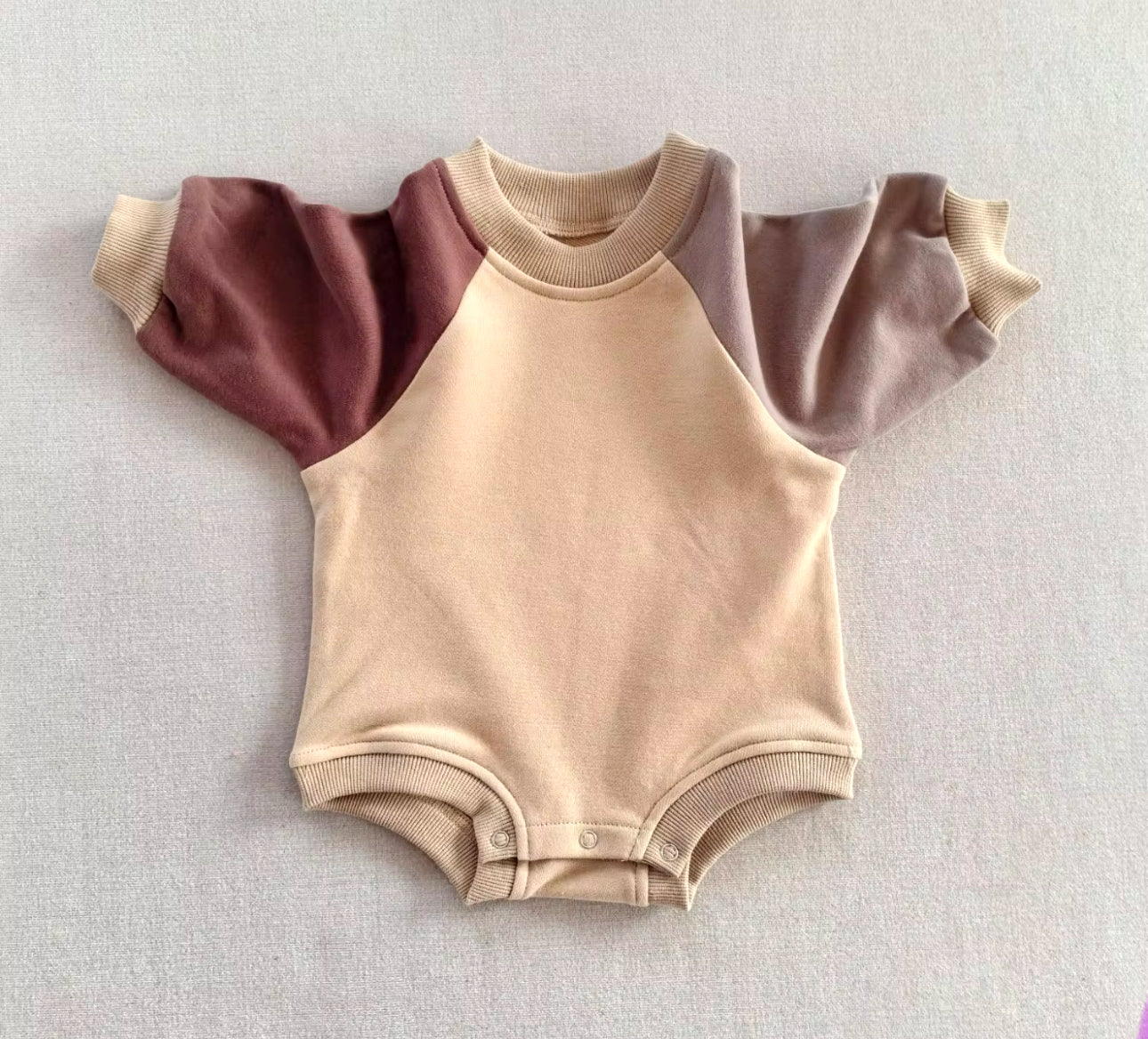 Color Block Oversized Sweatshirt Romper Hippo Boutique